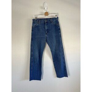 Wrangler 13MWZPW Cowboy Cut Orig Fit Vintage Jeans Med Wash USA Denim Mens 32x34